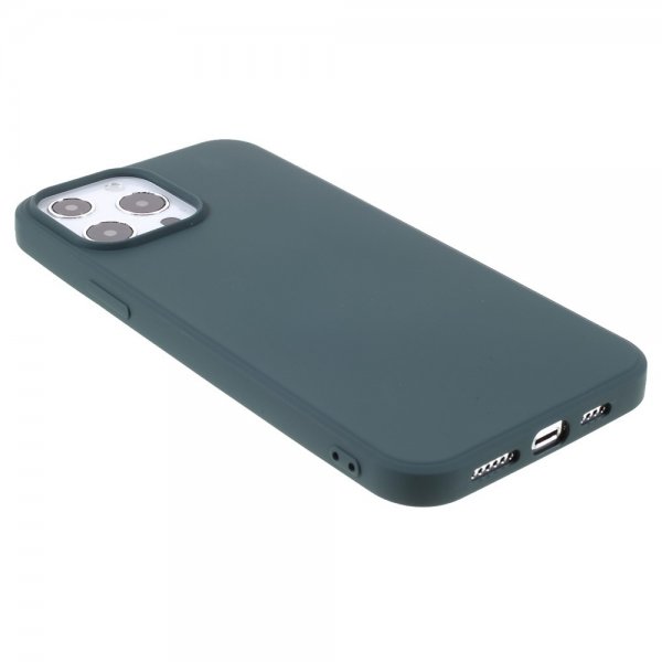 X-Level iPhone 14 Pro Skal Liquid Silicone Petrol