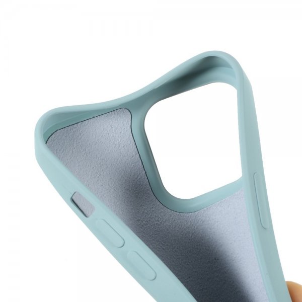 X-Level iPhone 14 Pro Skal Liquid Silicone Turkos