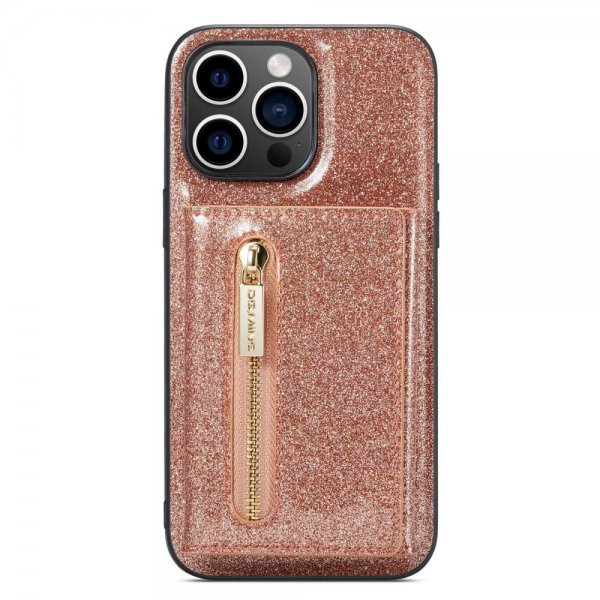 Dg.Ming iPhone 14 Pro Skal M3 Series Löstagbar Korthållare Guld