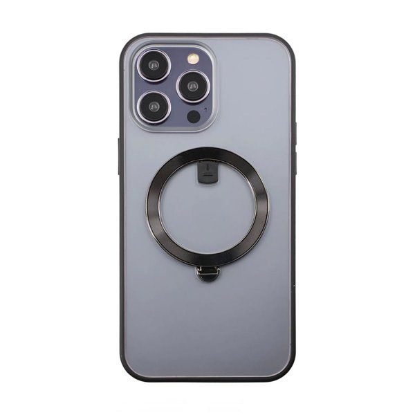 Rvelon iPhone 14 Pro Skal MagSafe Ring Svart