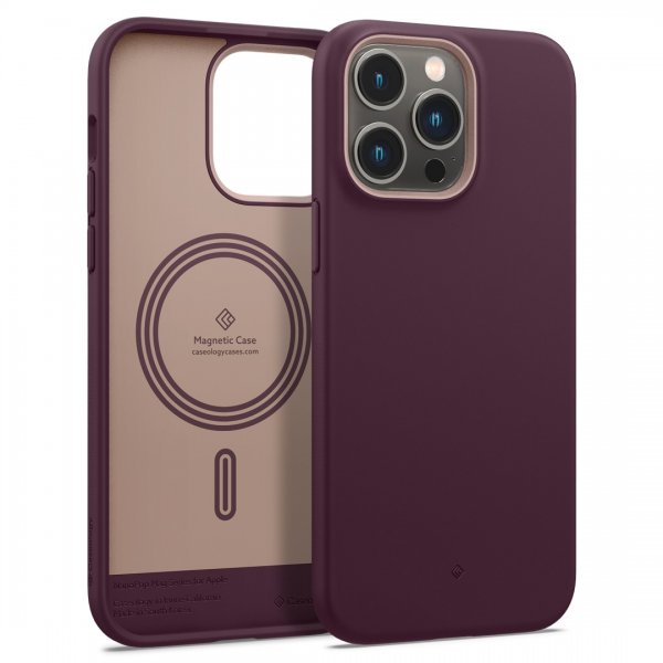 Caseology iPhone 14 Pro Skal Nano Pop Mag Burgundy Bean