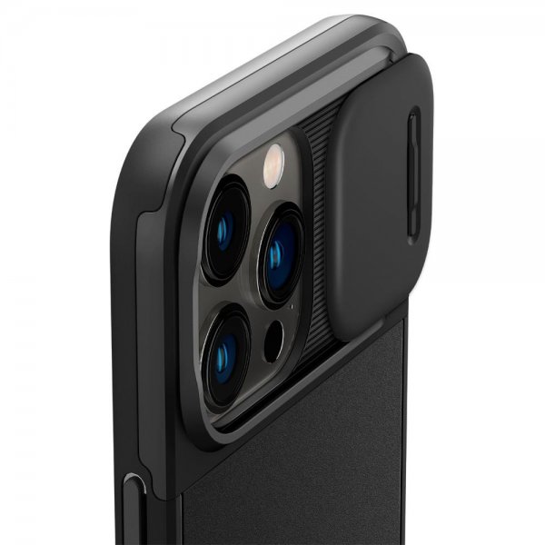 Spigen iPhone 14 Pro Skal Optik Armor MagFit Svart