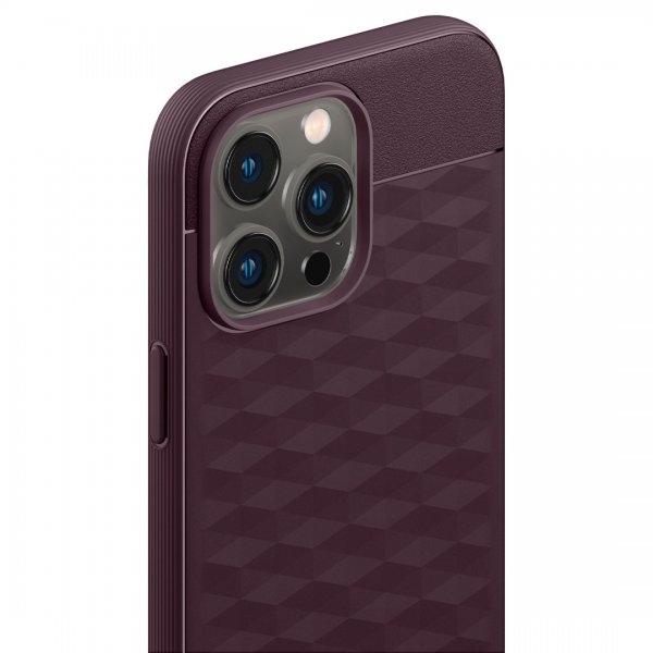 Caseology iPhone 14 Pro Skal Parallax Mag Burgundy Bean