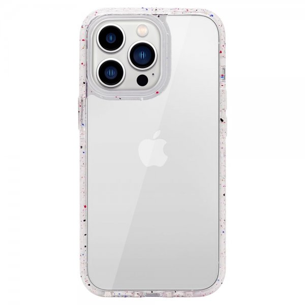 Puro iPhone 14 Pro Skal RE-COVER Vit Transparent
