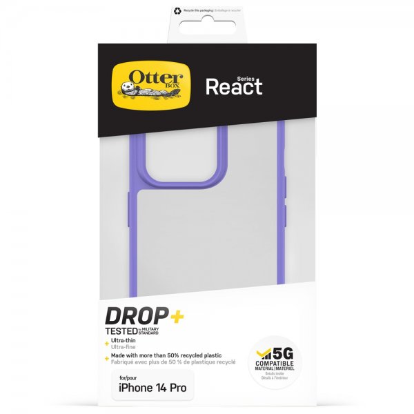 Otterbox iPhone 14 Pro Skal React Purplexing