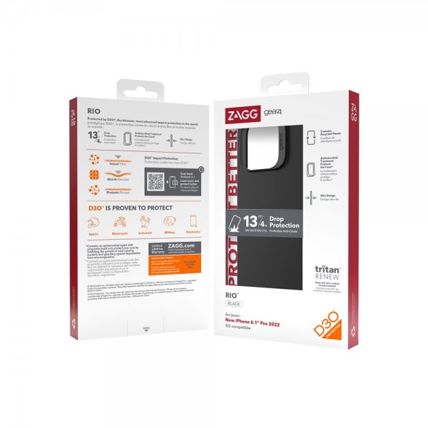 Gear4 iPhone 14 Pro Skal Rio Svart