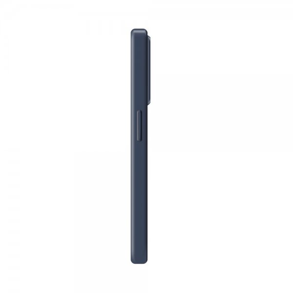 Xqisit iPhone 14 Pro Skal Silicone Case Mörkblå