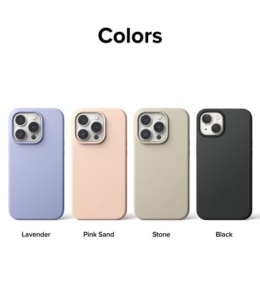 Ringke iPhone 14 Pro Skal Silicone Lavender