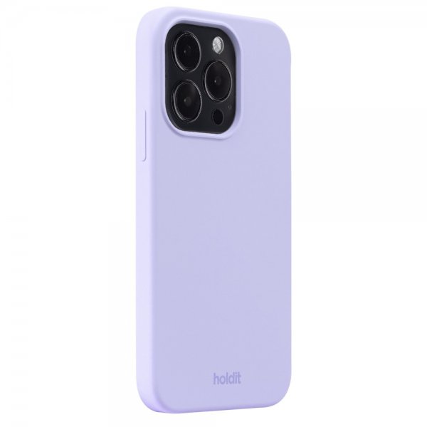 holdit iPhone 14 Pro Skal Silikon Lavender