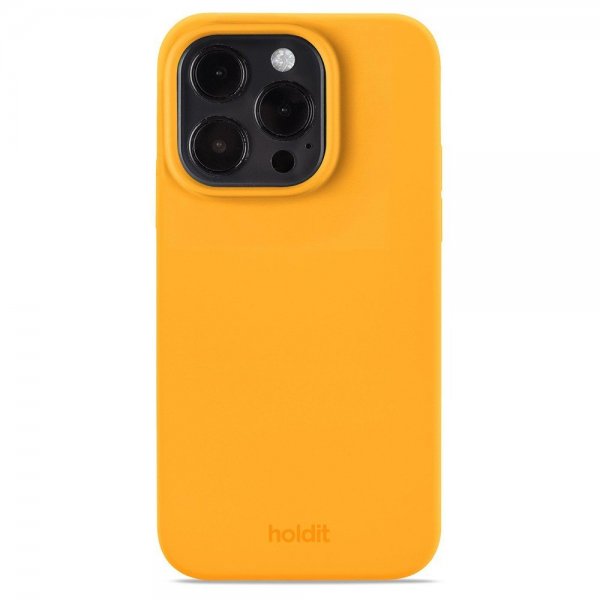 holdit iPhone 14 Pro Skal Silikon Orange Juice