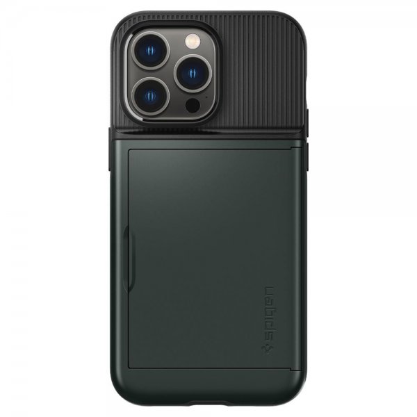 Spigen iPhone 14 Pro Skal Slim Armor CS Abyss Green