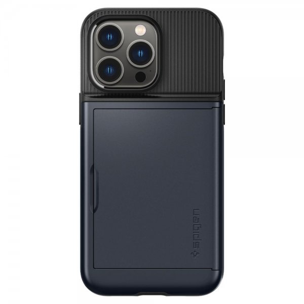 Spigen iPhone 14 Pro Skal Slim Armor CS Metal Slate