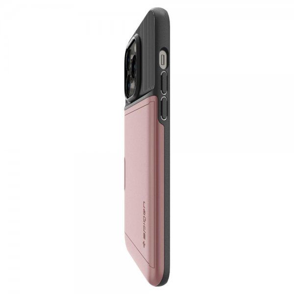 Spigen iPhone 14 Pro Skal Slim Armor CS Rose Gold