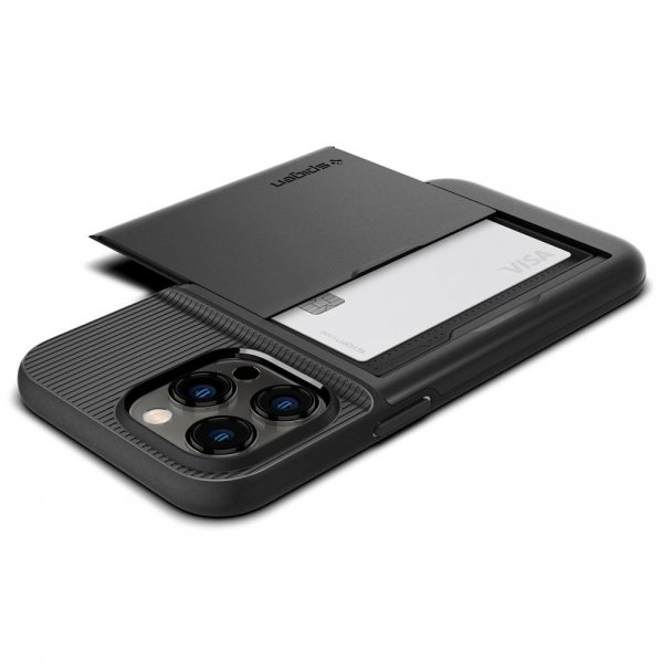 Spigen iPhone 14 Pro Skal Slim Armor CS Svart