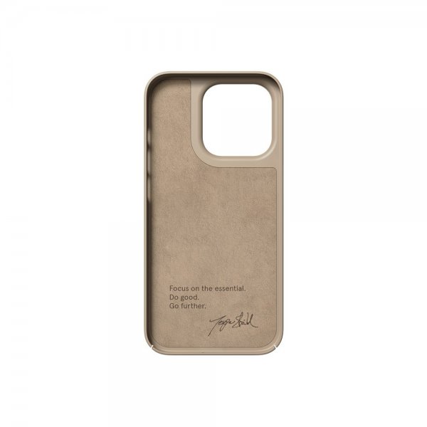 Nudient iPhone 14 Pro Skal Thin Case MagSafe Clay Beige