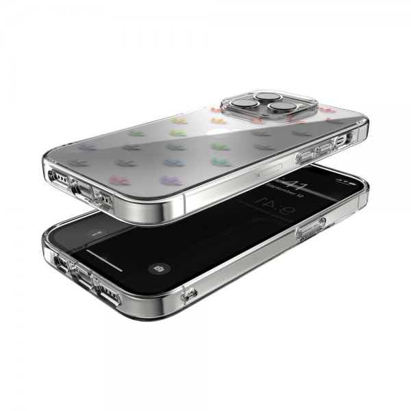 Adidas iPhone 14 Pro Skal Trefoil Clear Case Transparent