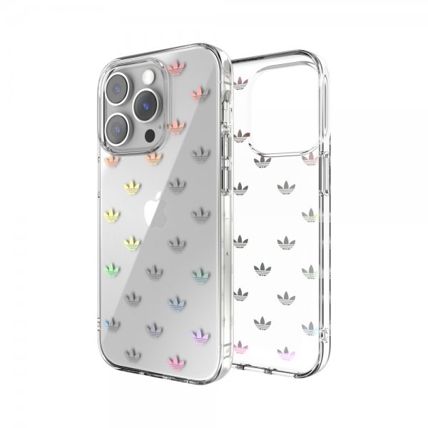 Adidas iPhone 14 Pro Skal Trefoil Clear Case Transparent