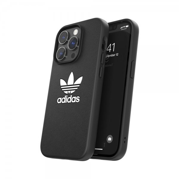 Adidas iPhone 14 Pro Skal Trefoil Snap Case Svart