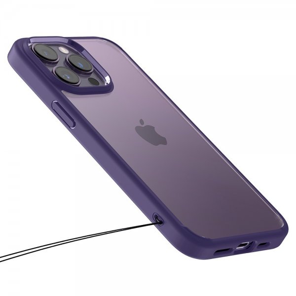 Spigen iPhone 14 Pro Skal Ultra Hybrid Deep Purple
