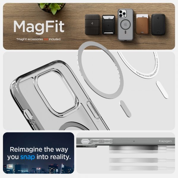 Spigen iPhone 14 Pro Skal Ultra Hybrid MagFit Frost Black