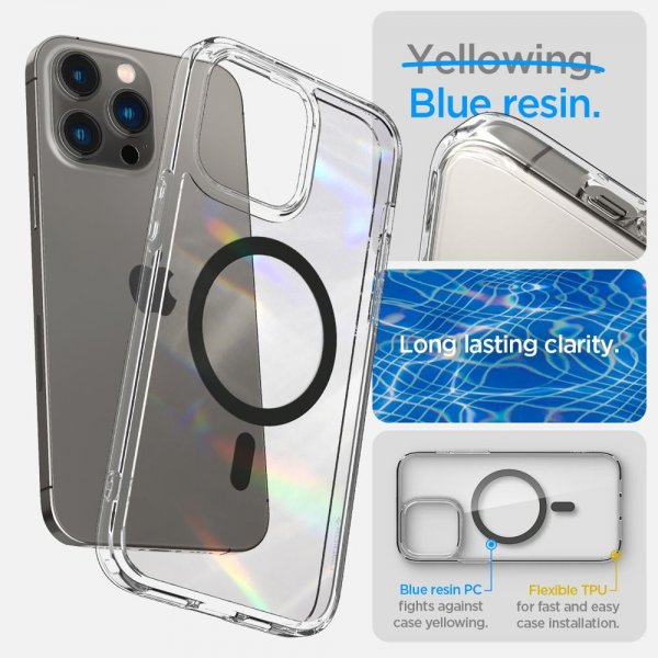 Spigen iPhone 14 Pro Skal Ultra Hybrid MagFit Graphite