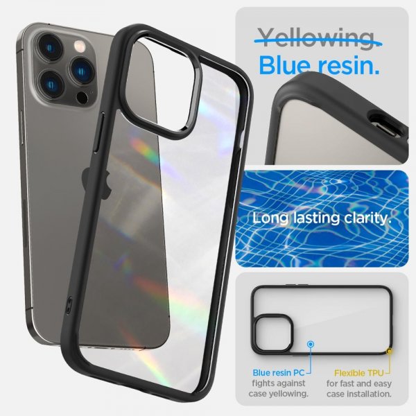 Spigen iPhone 14 Pro Skal Ultra Hybrid Matte Black