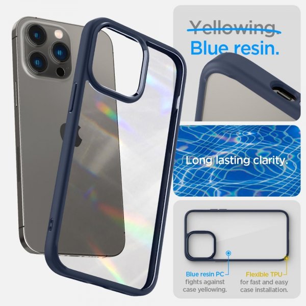 Spigen iPhone 14 Pro Skal Ultra Hybrid Navy Blue