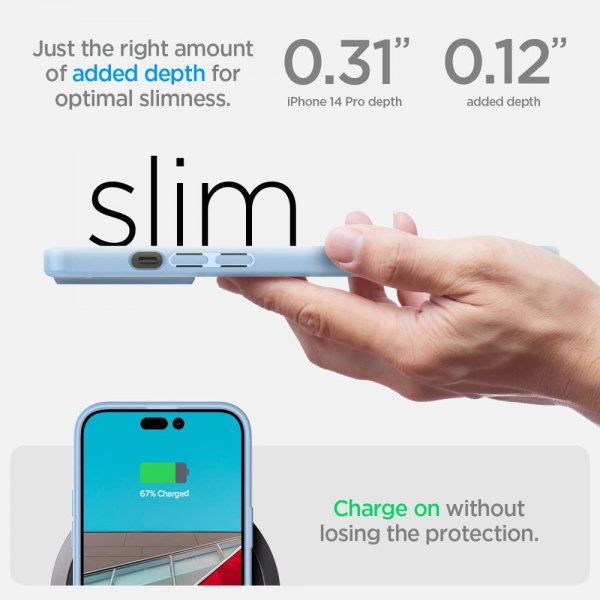 Spigen iPhone 14 Pro Skal Ultra Hybrid Sierra Blue