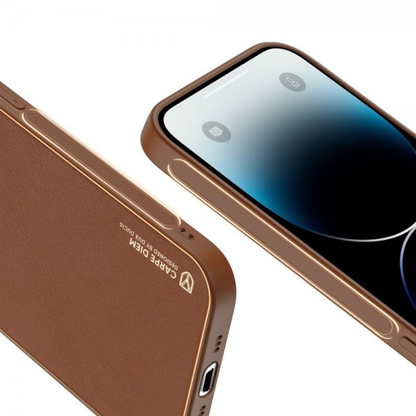 Dux Ducis iPhone 14 Pro Skal YOLO Series Brun