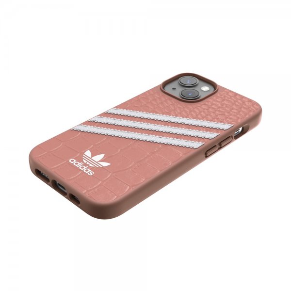 Adidas iPhone 14 Skal 3 Stripes Snap Case Alligator Pink