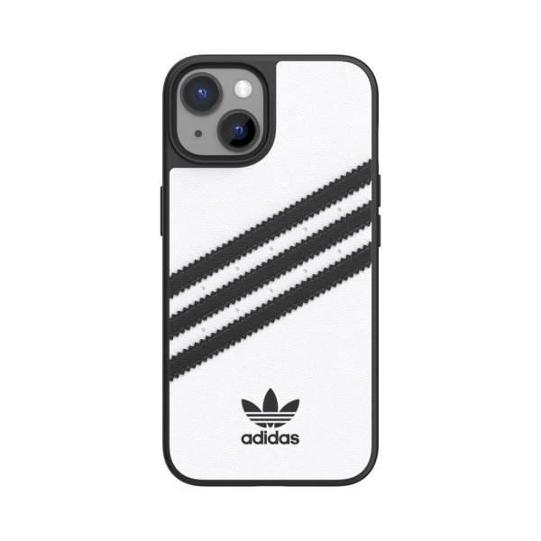 Adidas iPhone 14 Skal 3 Stripes Snap Case Vit Svart