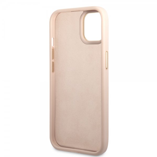 Guess iPhone 13/14/15 Skal 4G Logo Rosa