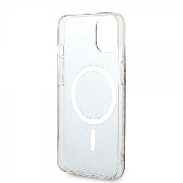 Guess iPhone 14 Skal 4G Pattern MagSafe Brun