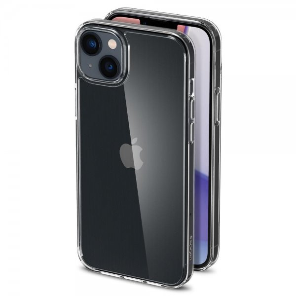 Spigen iPhone 14 Skal AirSkin Hybrid Crystal Clear