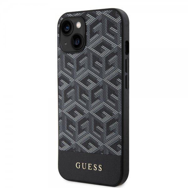 Guess iPhone 14 Skal G Cube MagSafe Svart