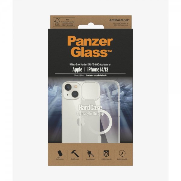 PanzerGlass iPhone 13/iPhone 14 Skal HardCase MagSafe Transparent
