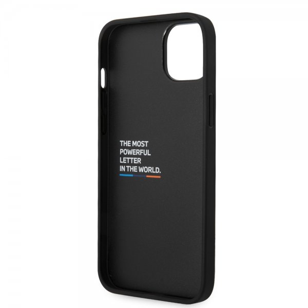 BMW iPhone 14 Skal Hexagonal Pattern Svart