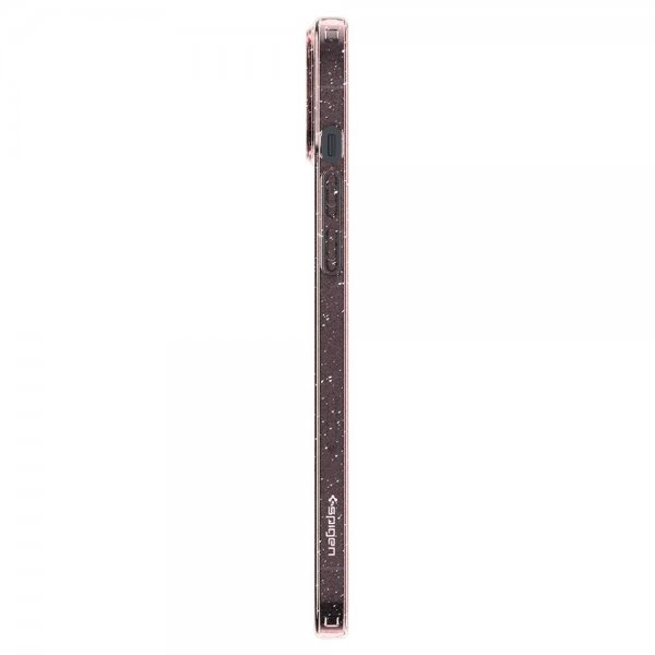 Spigen iPhone 14 Skal Liquid Crystal Glitter Rose Quartz