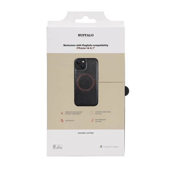Buffalo iPhone 13/iPhone 14 Skal MagSeries Svart