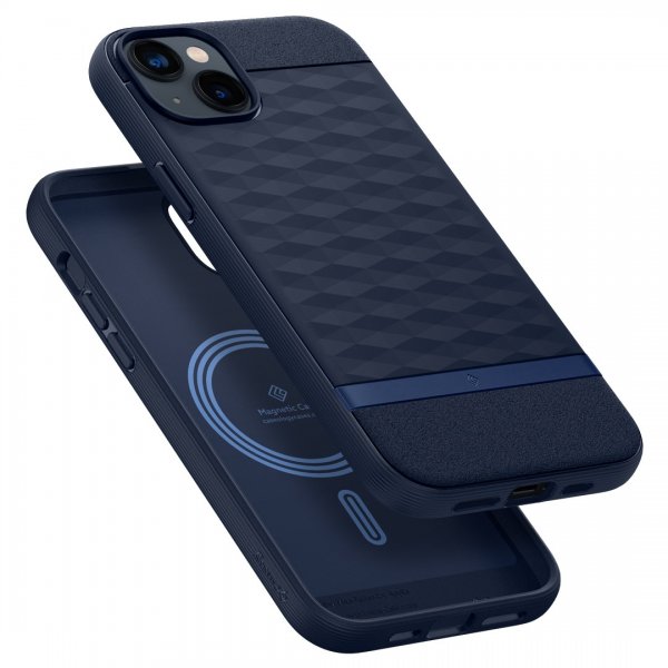 Caseology iPhone 14 Skal Parallax Mag Midnight Blue