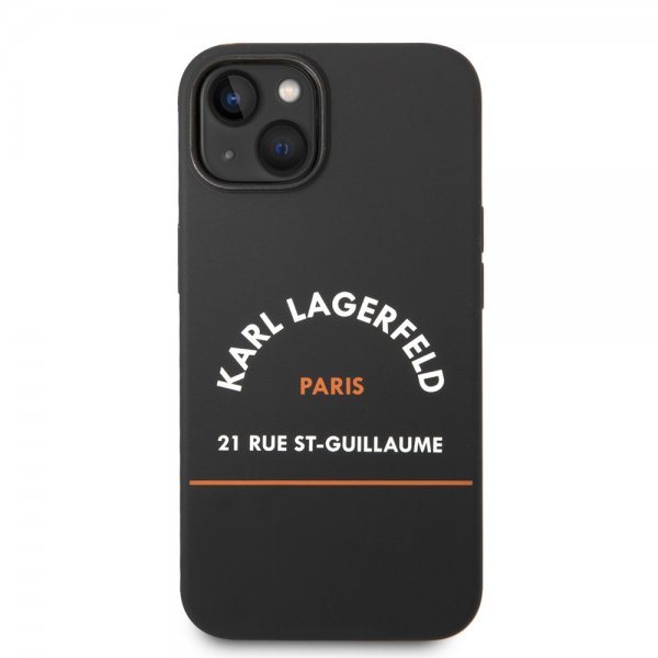 Karl Lagerfeld iPhone 14 Skal Rue St Guillaume Svart