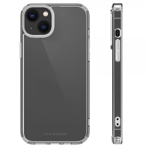Vivanco iPhone 14 Skal Safe & Steady Transparent