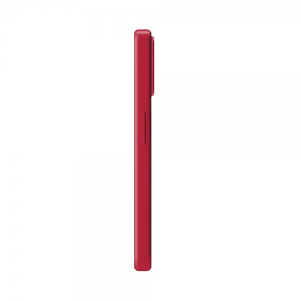 Xqisit iPhone 14 Skal Silicone Case Röd