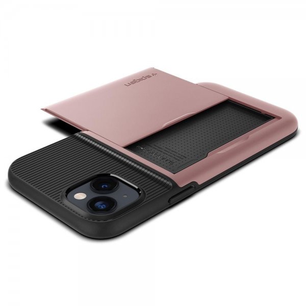 Spigen iPhone 14 Skal Slim Armor CS Rose Gold