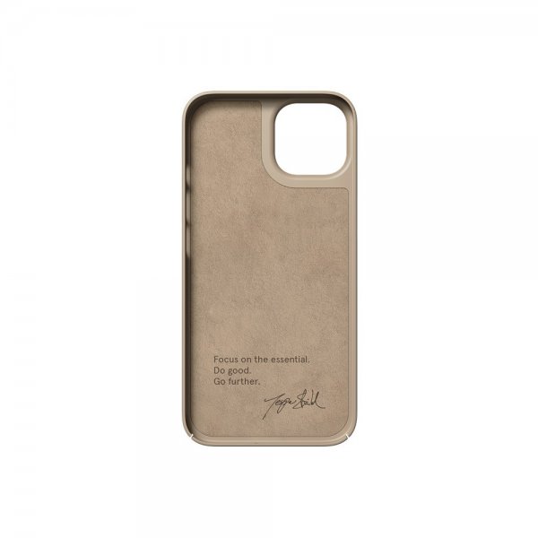 Nudient iPhone 14 Skal Thin Case MagSafe Clay Beige