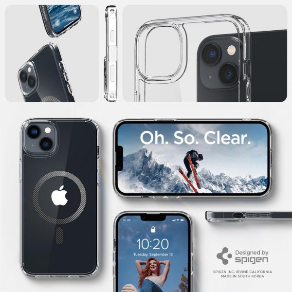 Spigen iPhone 14 Skal Ultra Hybrid MagFit Carbon Fiber