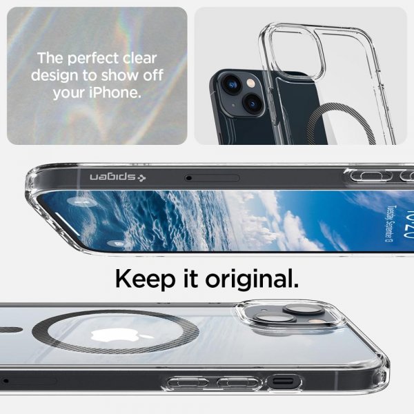 Spigen iPhone 14 Skal Ultra Hybrid MagFit Carbon Fiber