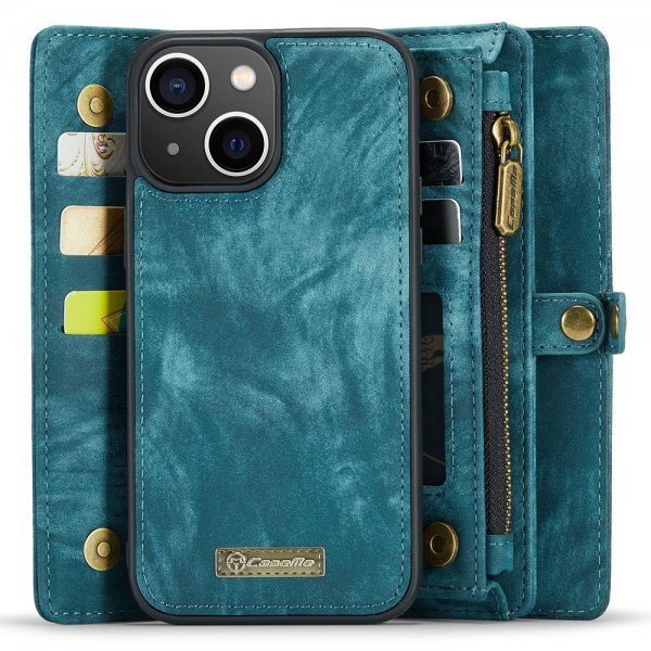 CaseMe iPhone 15 Fodral 008 Series Löstagbart Skal Petrol