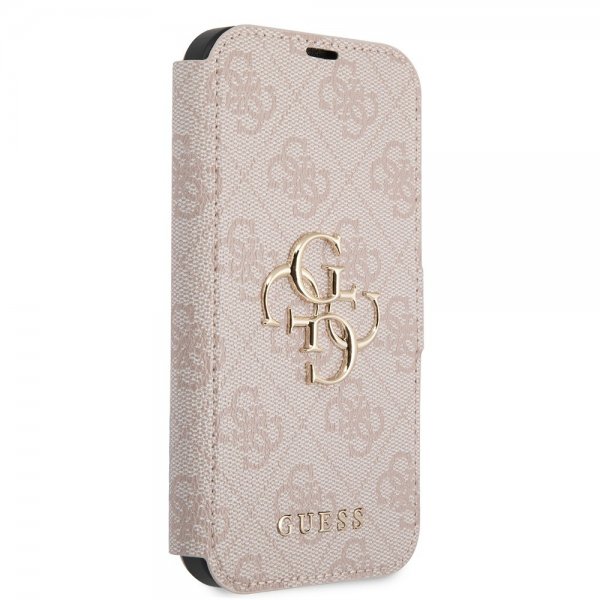 Guess iPhone 15 Fodral 4G Logo Rosa