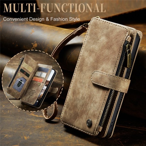 CaseMe iPhone 15 Fodral C30 Series Brun